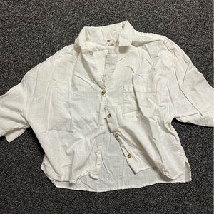 Billabong white button up